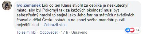 Reakce na Václava Klause